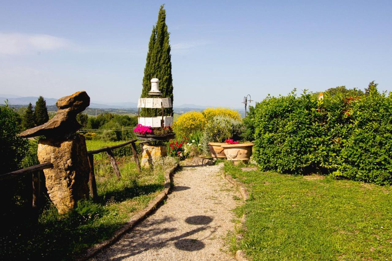 Agriturismo Poggio Pistolese 몬타이오네 외부 사진