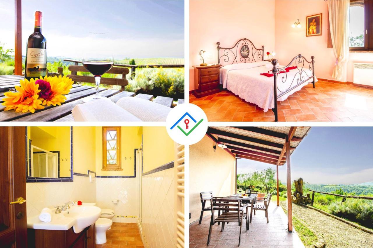 Agriturismo Poggio Pistolese 몬타이오네 외부 사진