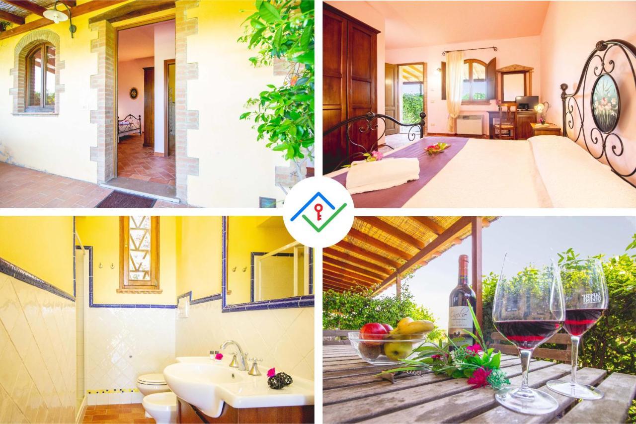 Agriturismo Poggio Pistolese 몬타이오네 외부 사진